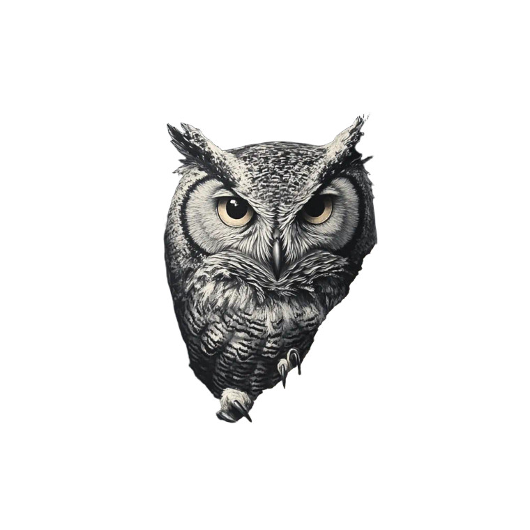 Owl In Tree V2 Vinyl Car Decal Sticker – Waterproof & UV-Resistant 8"