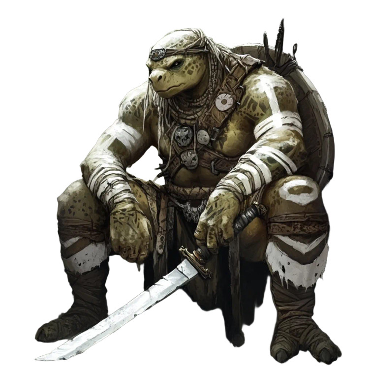 Tortle Barbarian V5 Vinyl Car Decal Sticker – Waterproof & UV-Resistant 8"