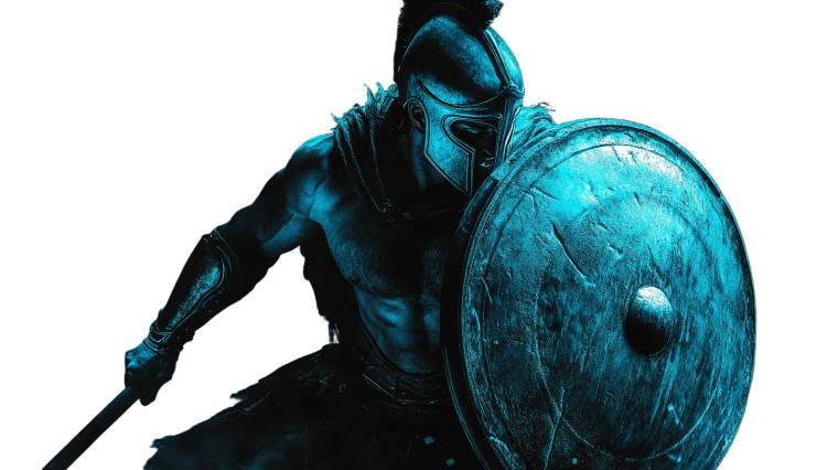 Defiant Spartan Vinyl Car Decal Sticker – Waterproof & UV-Resistant 8"