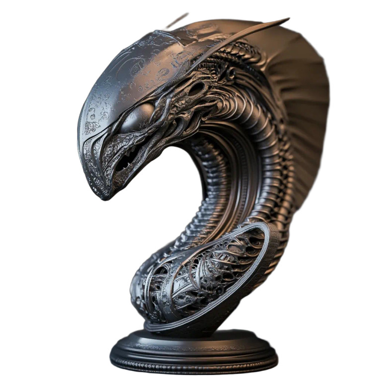 Sculpture Bestiary S Vinyl Car Decal Sticker – Waterproof & UV-Resistant 8"