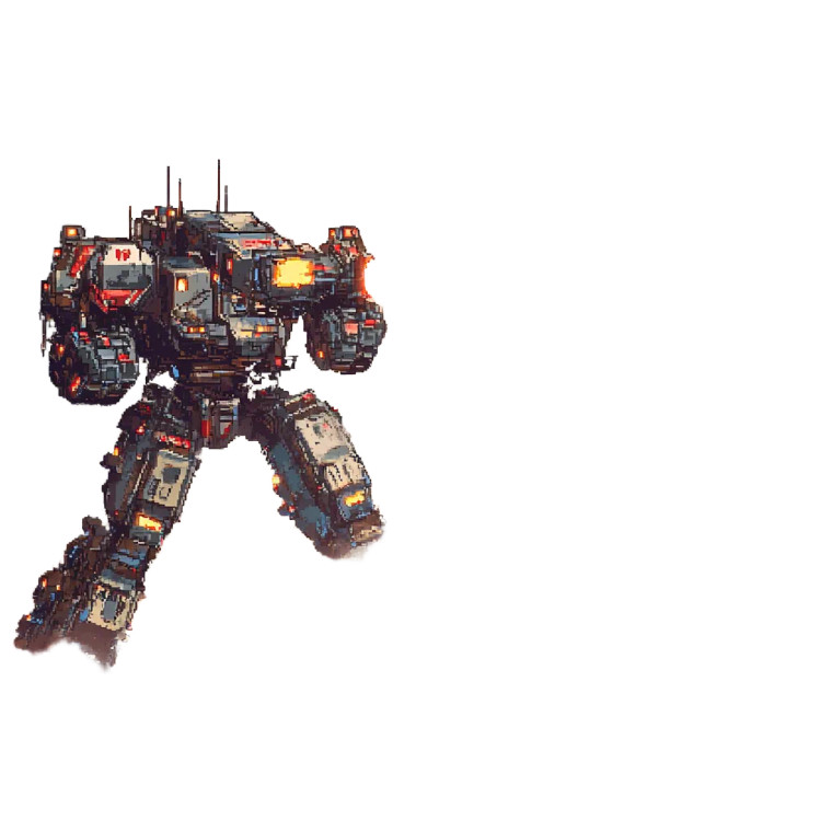 Mech Battle V2 Vinyl Car Decal Sticker – Waterproof & UV-Resistant 8"