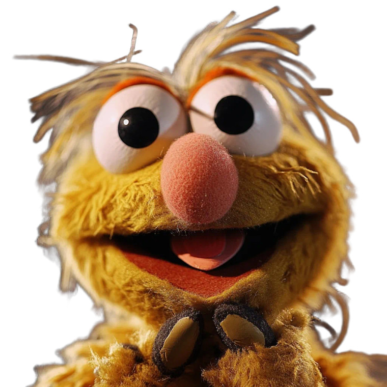 Muppet Closeup Vinyl Car Decal Sticker – Waterproof & UV-Resistant 8"