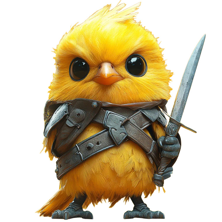 Angry Bird Warrior Vinyl Car Decal Sticker – Waterproof & UV-Resistant 8"