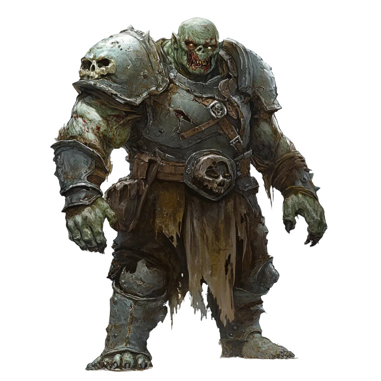 Armored Zombie Giant Vinyl Car Decal Sticker – Waterproof & UV-Resistant 8"