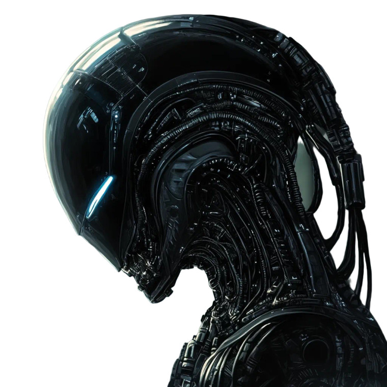 Hr Giger Robot Vinyl Car Decal Sticker – Waterproof & UV-Resistant 8"