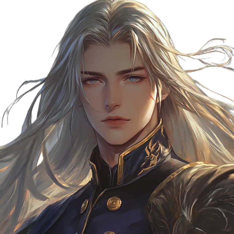 Young Sephiroth Portrait Vinyl Car Decal Sticker – Waterproof & UV-Resistant 8"