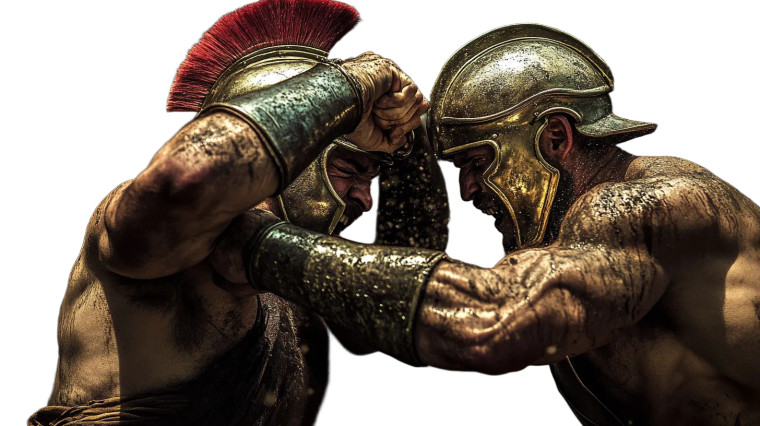 Greek Hoplite Combat Vinyl Car Decal Sticker – Waterproof & UV-Resistant 8" Greek Hoplite Combat Vinyl Car Decal Sticker – Waterproof & UV-Resistant 8"