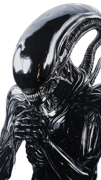 Giger Alien Mural Vinyl Car Decal Sticker – Waterproof & UV-Resistant 8"