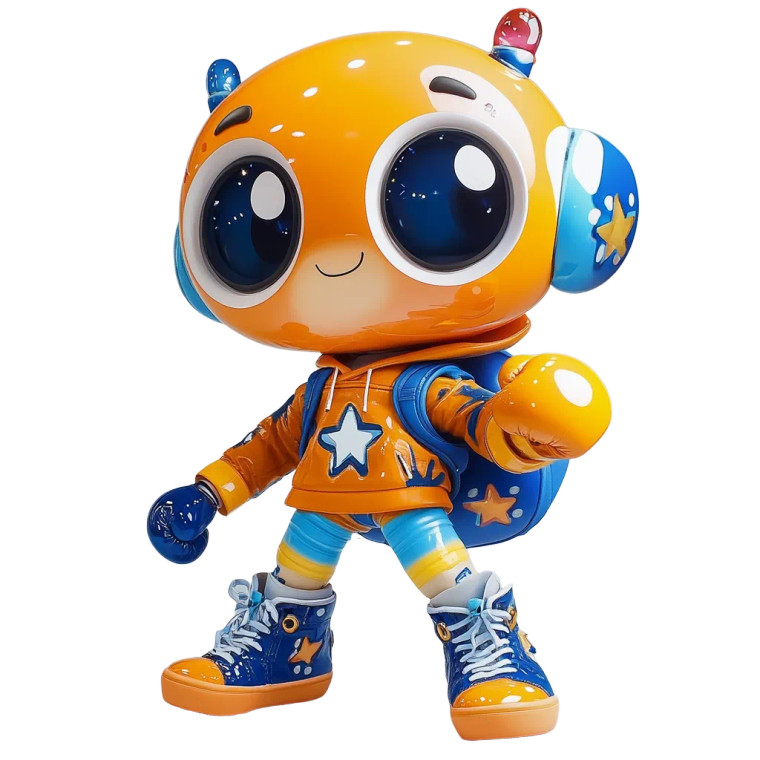 Adventurous Cartoon Explorer Vinyl Car Decal Sticker – Waterproof & UV-Resistant 8"