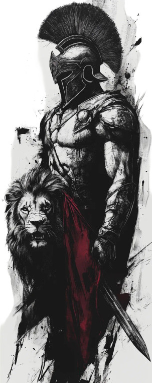 Proud Spartan Soldier Vinyl Car Decal Sticker – Waterproof & UV-Resistant 8"