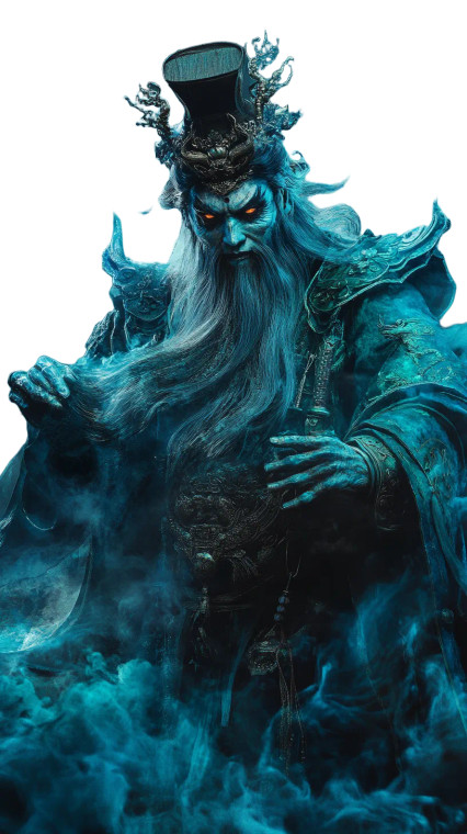 Yama The Terrifying Vinyl Car Decal Sticker – Waterproof & UV-Resistant 8"