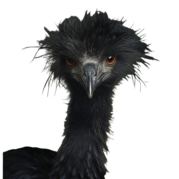 Emo Emu V3 Vinyl Car Decal Sticker – Waterproof & UV-Resistant 8"