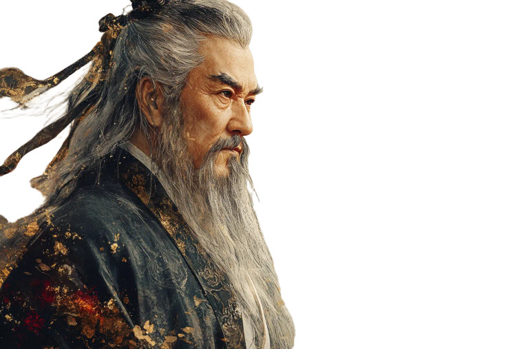 Portrait Of Confucius Vinyl Car Decal Sticker – Waterproof & UV-Resistant 8"