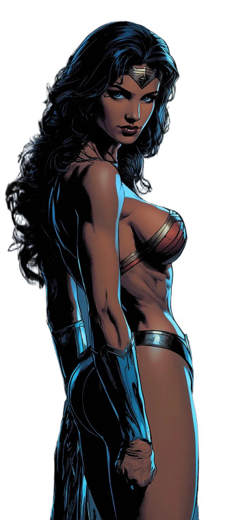 Wonder Woman V6 Vinyl Car Decal Sticker – Waterproof & UV-Resistant 8"