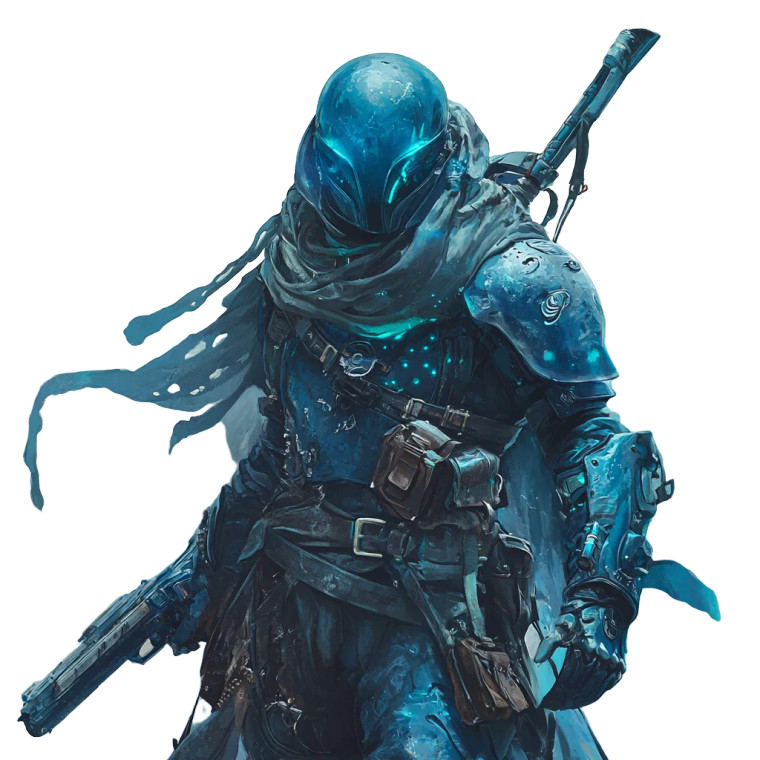 Bounty Hunter Warrior Vinyl Car Decal Sticker – Waterproof & UV-Resistant 8"