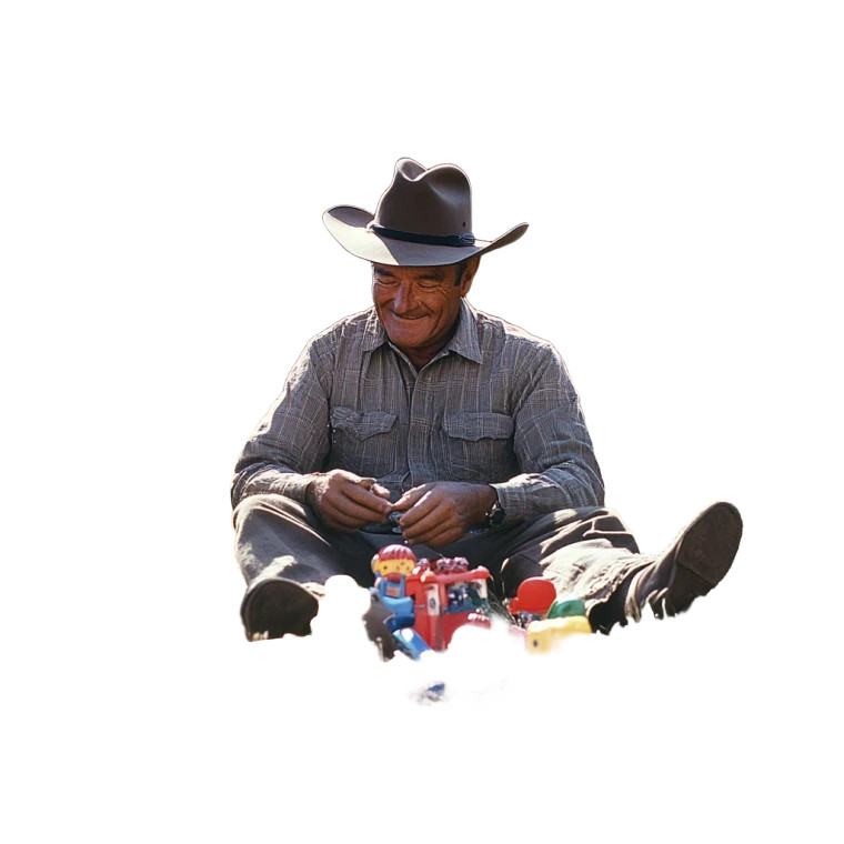 John Wayne Plays Vinyl Car Decal Sticker – Waterproof & UV-Resistant 8"