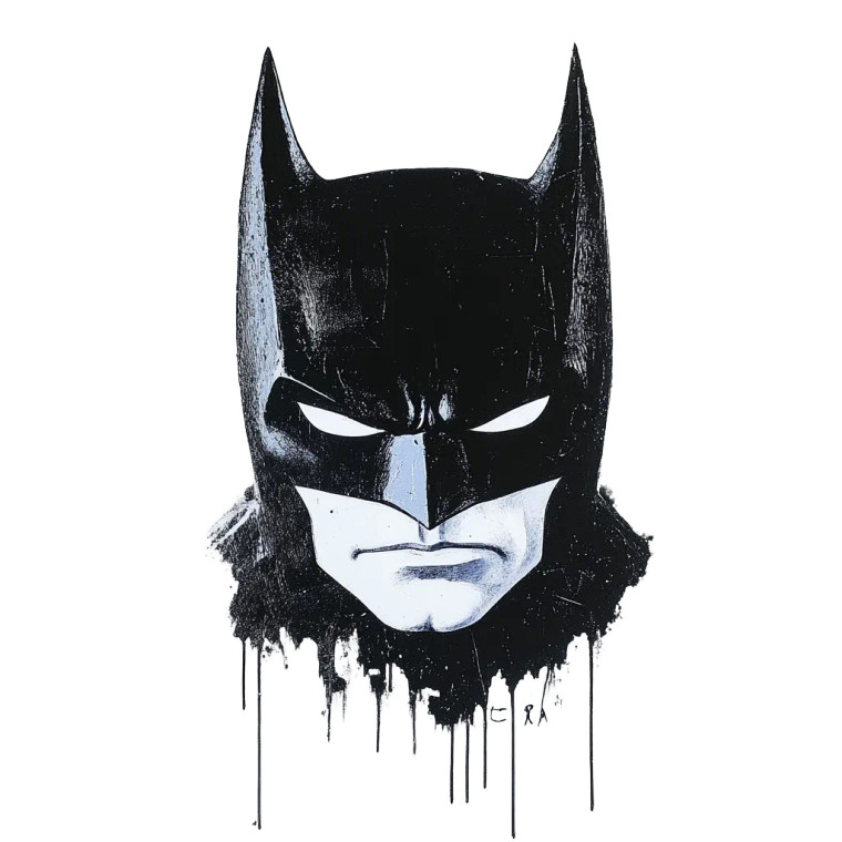 Batman Iconic Style Vinyl Car Decal Sticker – Waterproof & UV-Resistant 8"