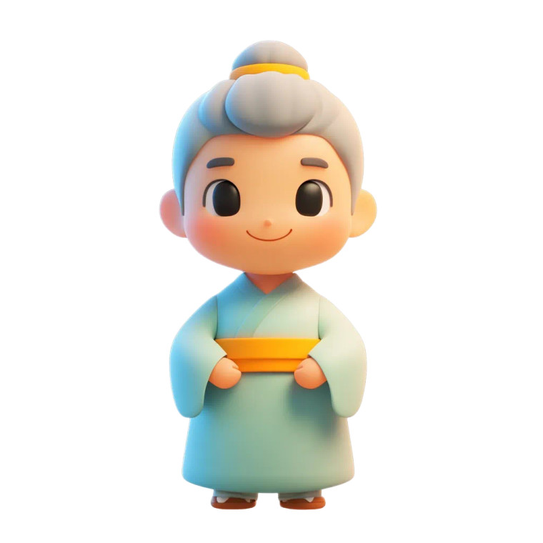Chibi Hanfu Youth Vinyl Car Decal Sticker – Waterproof & UV-Resistant 8"