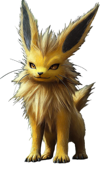 Realistic Jolteon Vinyl Car Decal Sticker – Waterproof & UV-Resistant 8"