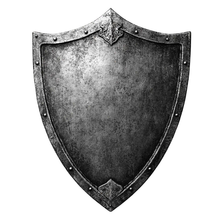 Medieval Knight Shield Vinyl Car Decal Sticker – Waterproof & UV-Resistant 8"