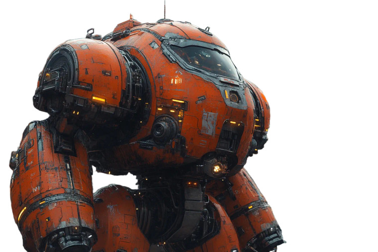 Heavy Mech Night Vinyl Car Decal Sticker – Waterproof & UV-Resistant 8"