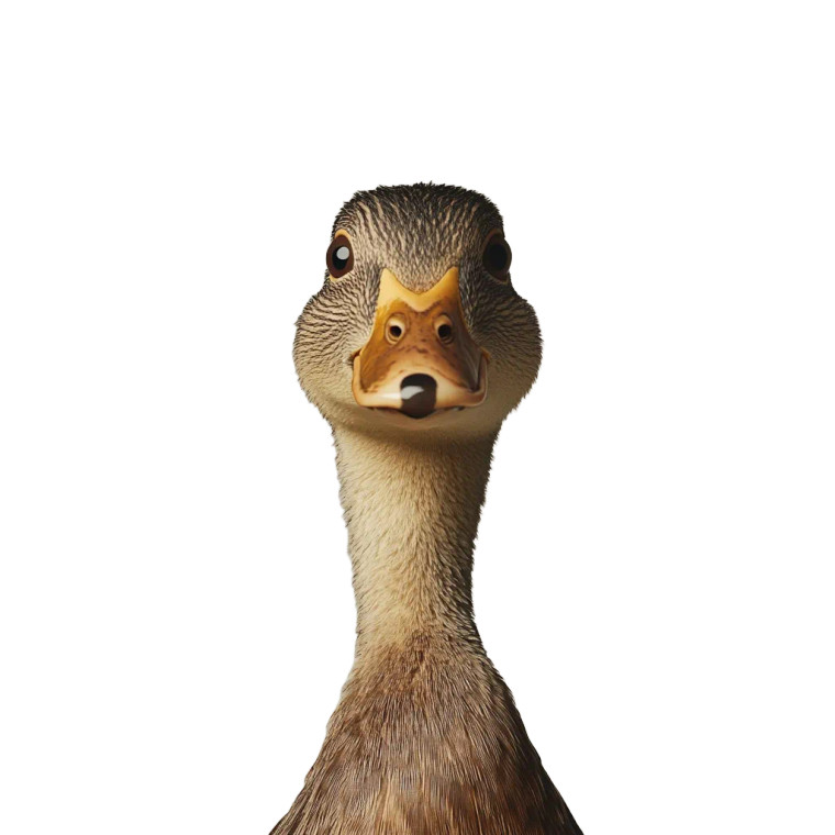 Runner Duck Vinyl Car Decal Sticker – Waterproof & UV-Resistant 8"