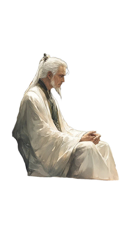 Sorrowful Reflection Vinyl Car Decal Sticker – Waterproof & UV-Resistant 8"