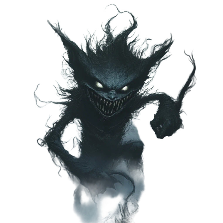 Shadow Demon Gnome Vinyl Car Decal Sticker – Waterproof & UV-Resistant 8"