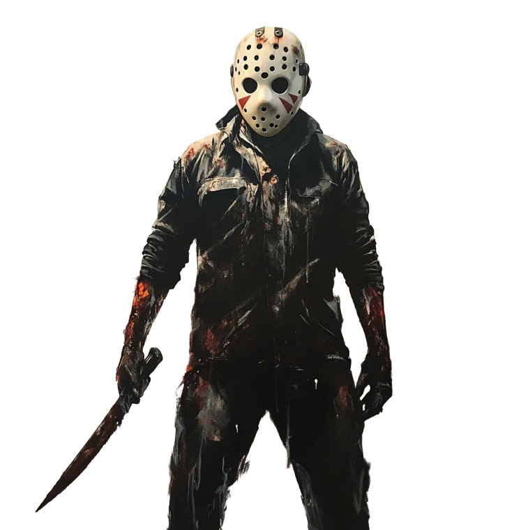 Jason Voorhees V5 Vinyl Car Decal Sticker – Waterproof & UV-Resistant 8"