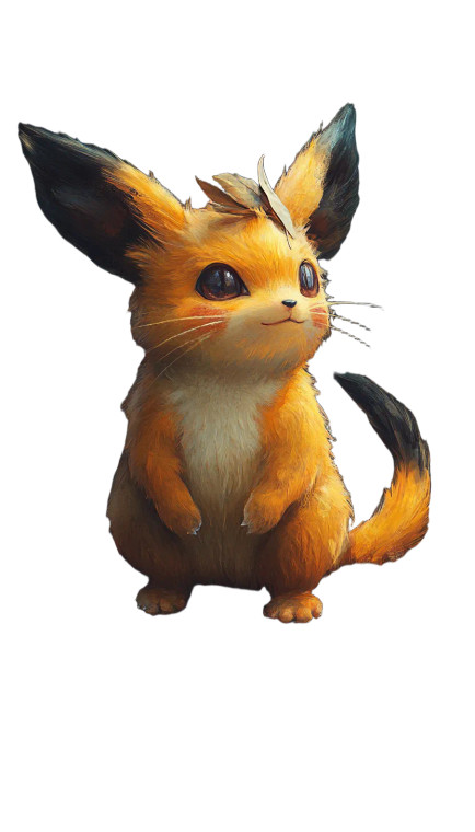 Realistic Raichu Vinyl Car Decal Sticker – Waterproof & UV-Resistant 8"