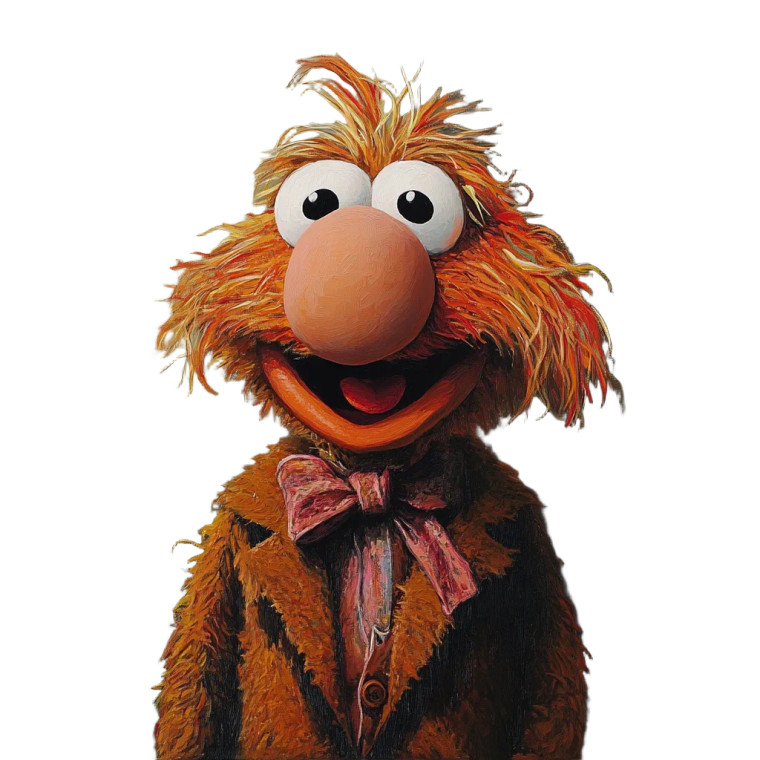 Muppet Portrait Vinyl Car Decal Sticker – Waterproof & UV-Resistant 8"