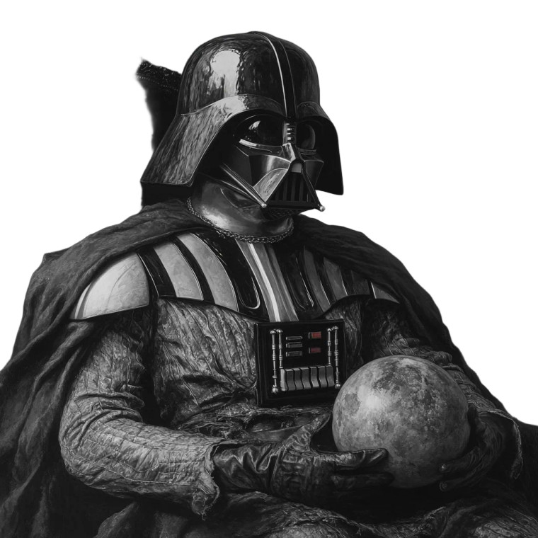 Machiavellian Vader Vinyl Car Decal Sticker – Waterproof & UV-Resistant 8"