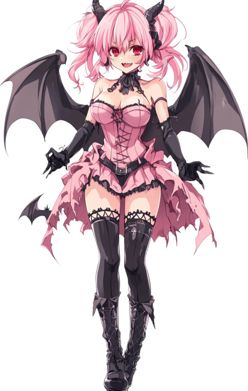 Gothic Anime Girl V20 Vinyl Car Decal Sticker – Waterproof & UV-Resistant 8"