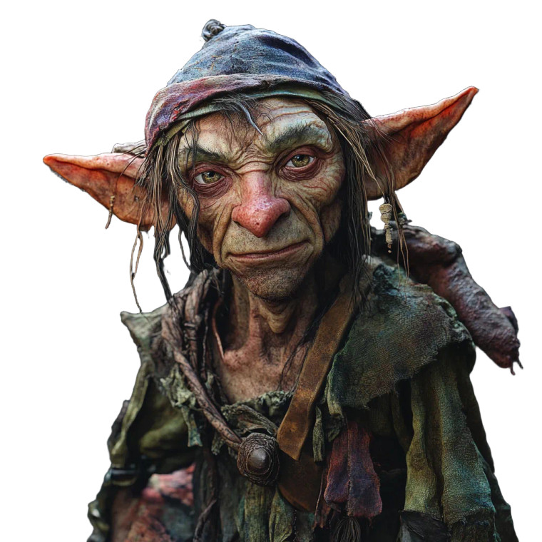 Ragged Elf Portrait Vinyl Car Decal Sticker – Waterproof & UV-Resistant 8"