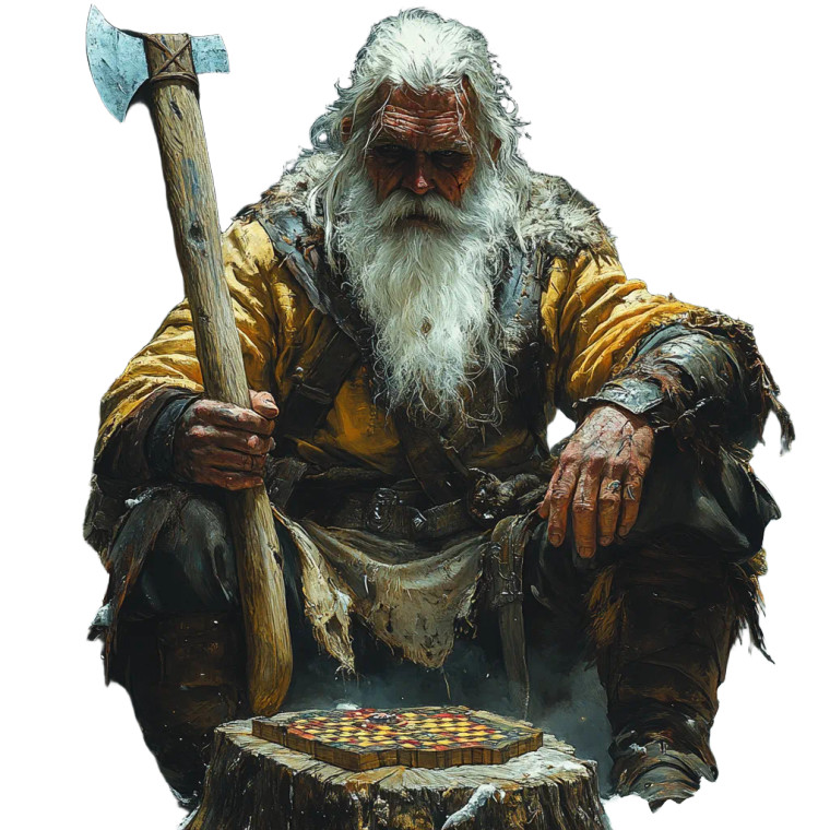Viking Elder Gaming Vinyl Car Decal Sticker – Waterproof & UV-Resistant 8"