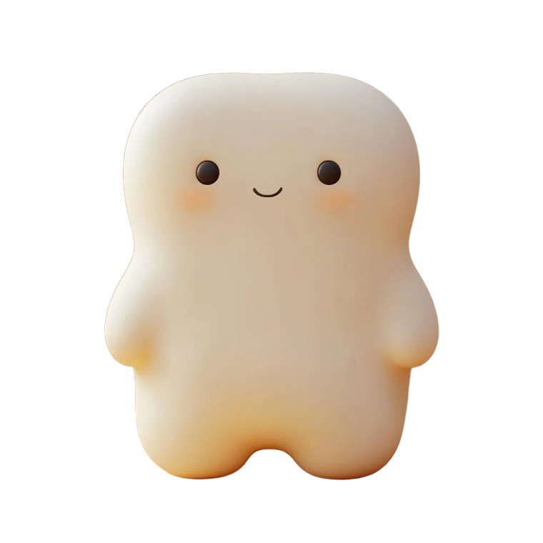 Whimsical Dough Character Vinyl Car Decal Sticker – Waterproof & UV-Resistant 8"