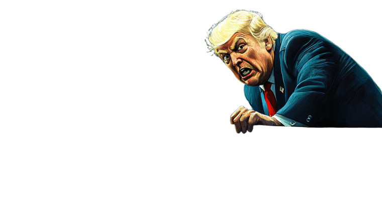 Frightened Politician V2 Vinyl Car Decal Sticker – Waterproof & UV-Resistant 8"