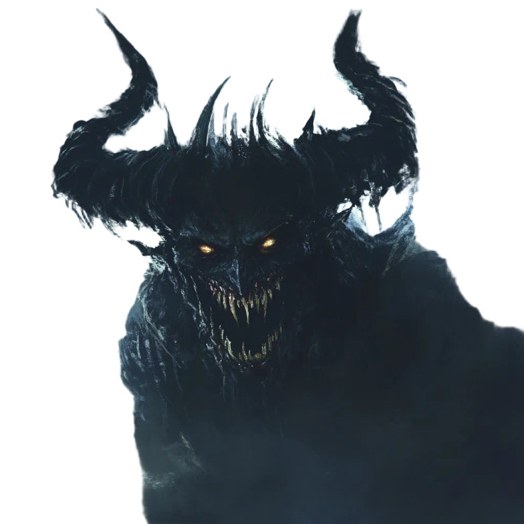 Nightmare Demon Vinyl Car Decal Sticker – Waterproof & UV-Resistant 8"