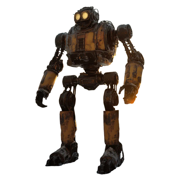 Dawn Robot Vinyl Car Decal Sticker – Waterproof & UV-Resistant 8"