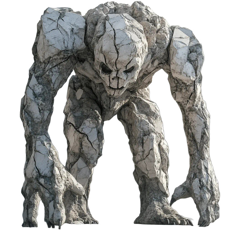Stone Colossus Vinyl Car Decal Sticker – Waterproof & UV-Resistant 8"