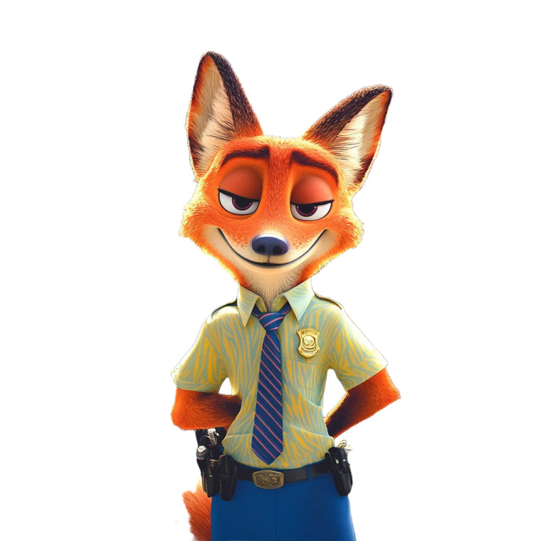 Zootopia Characters Gathering Vinyl Car Decal Sticker – Waterproof & UV-Resistant 8"