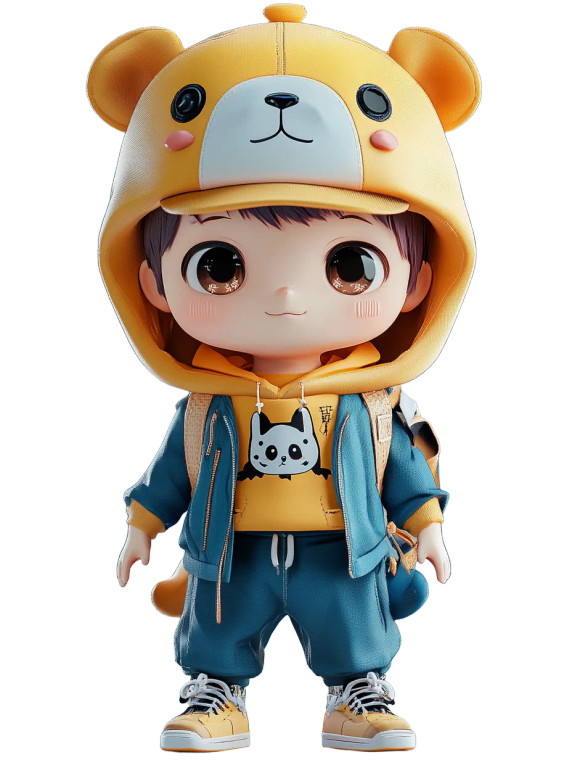 Cute Zodiac Boy Vinyl Car Decal Sticker – Waterproof & UV-Resistant 8"