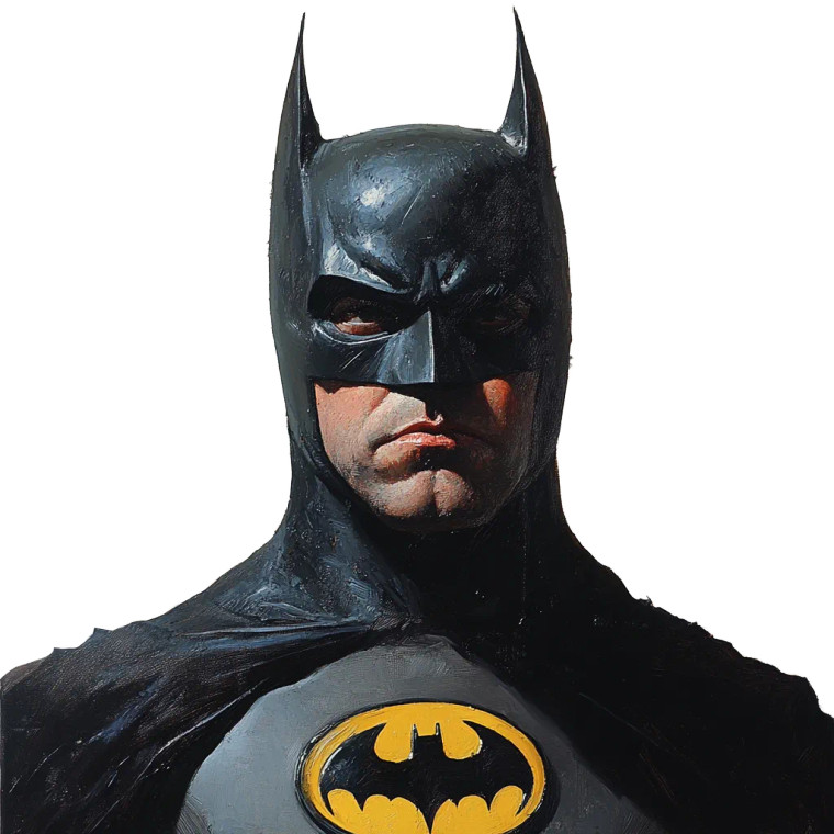 Batman Portrait V3 Vinyl Car Decal Sticker – Waterproof & UV-Resistant 8"