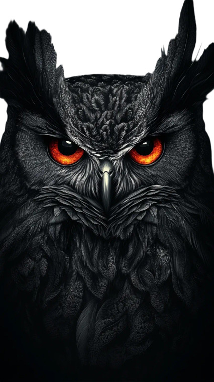 Owl Tattoo Design V3 Vinyl Car Decal Sticker – Waterproof & UV-Resistant 8"