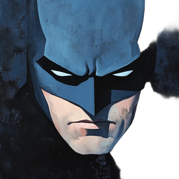 Batman Face Vinyl Car Decal Sticker – Waterproof & UV-Resistant 8"