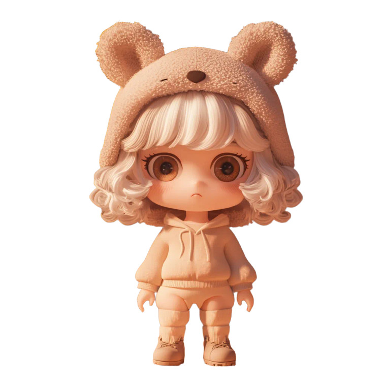 Cute Bunny Doll Vinyl Car Decal Sticker – Waterproof & UV-Resistant 8" Cute Bunny Doll Vinyl Car Decal Sticker – Waterproof & UV-Resistant 8"