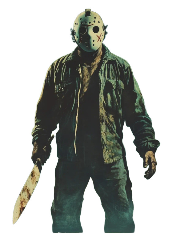 Jason Movie Poster Vinyl Car Decal Sticker – Waterproof & UV-Resistant 8"