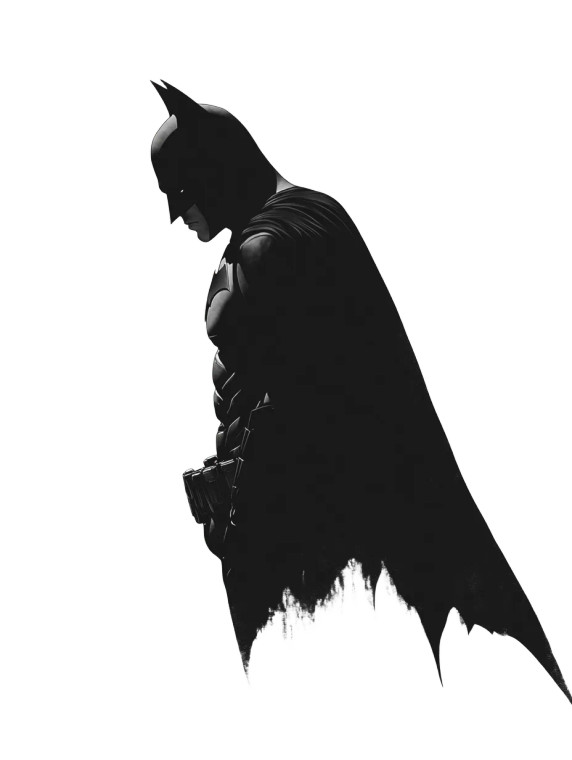 Batman Silhouette Vinyl Car Decal Sticker – Waterproof & UV-Resistant 8"