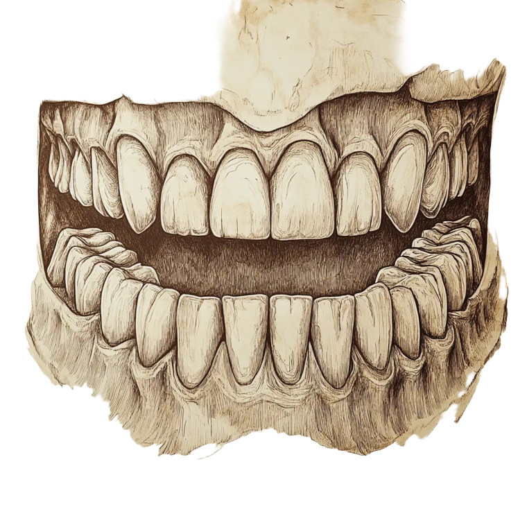 Dentist Infographic Teeth Vinyl Car Decal Sticker – Waterproof & UV-Resistant 8"