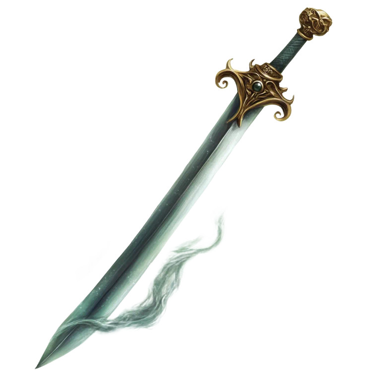 Wind Sword Vinyl Car Decal Sticker – Waterproof & UV-Resistant 8"